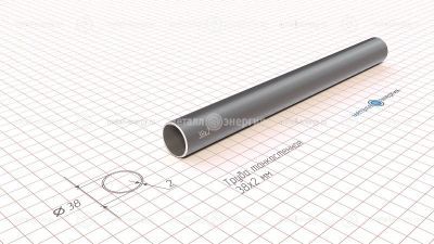 Труба тонкостенная стальная 38х2 изображение и чертёж