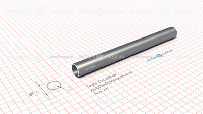 Труба бесшовная холоднодеформированная 14х1,0 изображение и чертёж