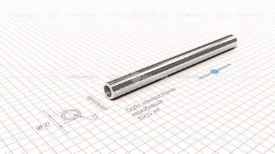 Труба электросварная нержавеющая 10х1,5 изображение и чертёж