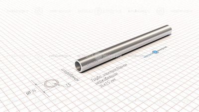 Труба электросварная нержавеющая 14х1,5 изображение и чертёж