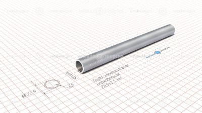 Труба электросварная нержавеющая 26,9х2,5 изображение и чертёж