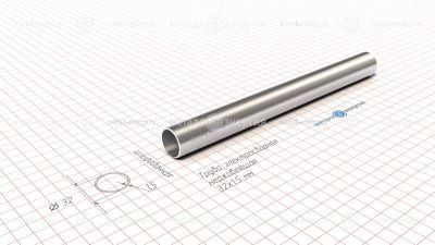Труба электросварная нержавеющая 32х1,5 изображение и чертёж