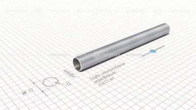 Труба электросварная нержавеющая 33х1,5 изображение и чертёж
