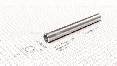 Труба электросварная нержавеющая 40х2 изображение и чертёж