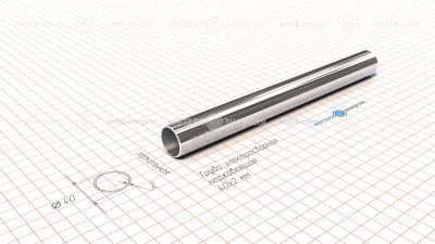 Труба электросварная нержавеющая 40х2 изображение и чертёж